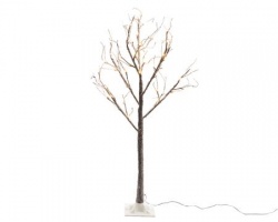 Дерево светодиодное, 180cm-96L, коричневый/белый теплый
