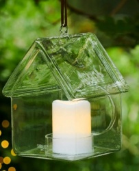 Стеклянный фонарь Holger Glass Lantern h:15 см